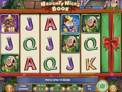 Игровой автомат Naughty Nicks Book студии Play'n GO